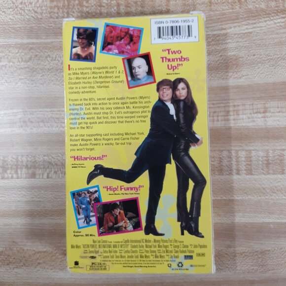 Austin Powers: International Man of Mystery 1997 VHS Mike Myers Cult Classic - Picture 5 of 8